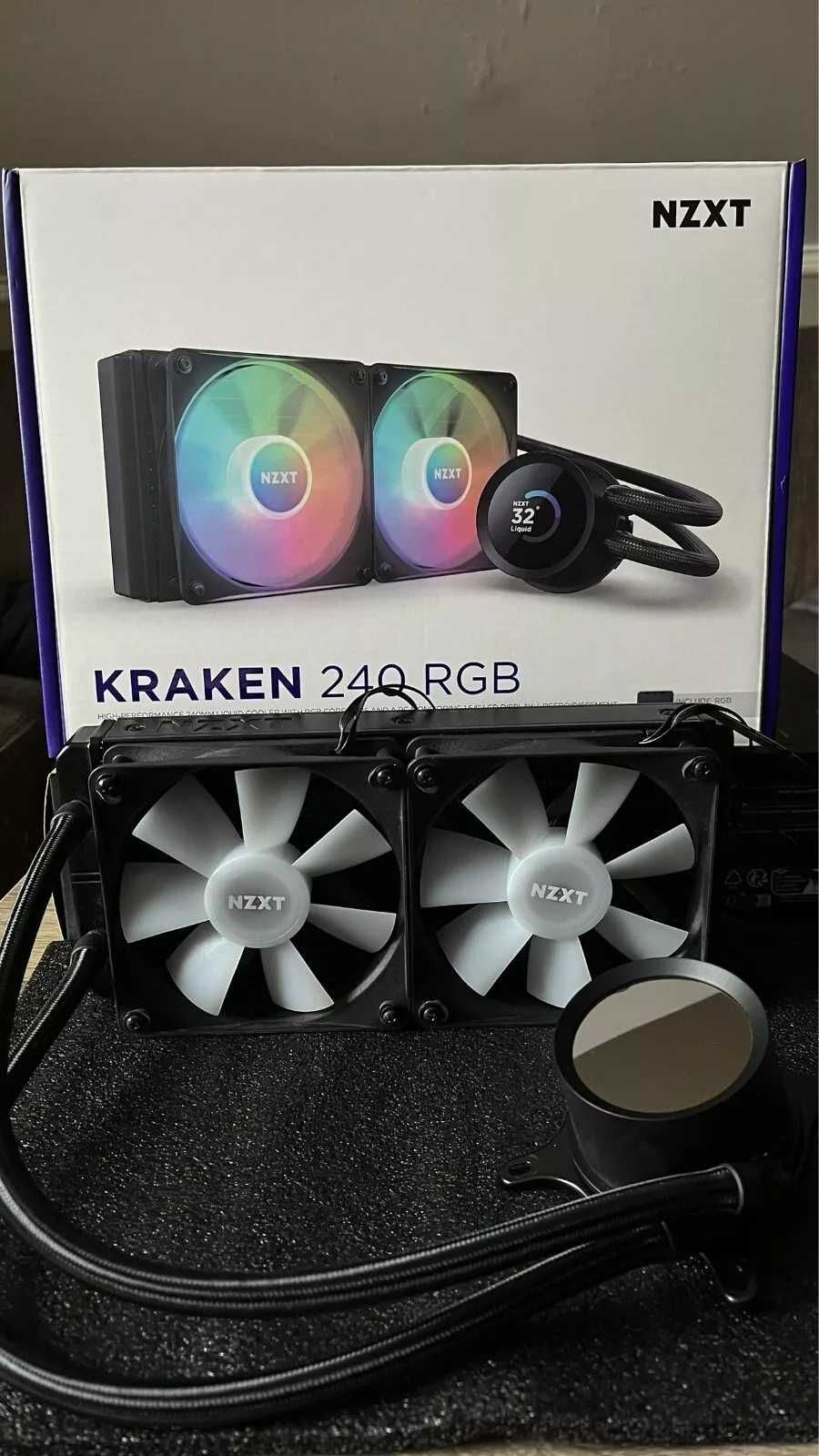 Водно охлаждане NZXT Kraken 240 RGB Black