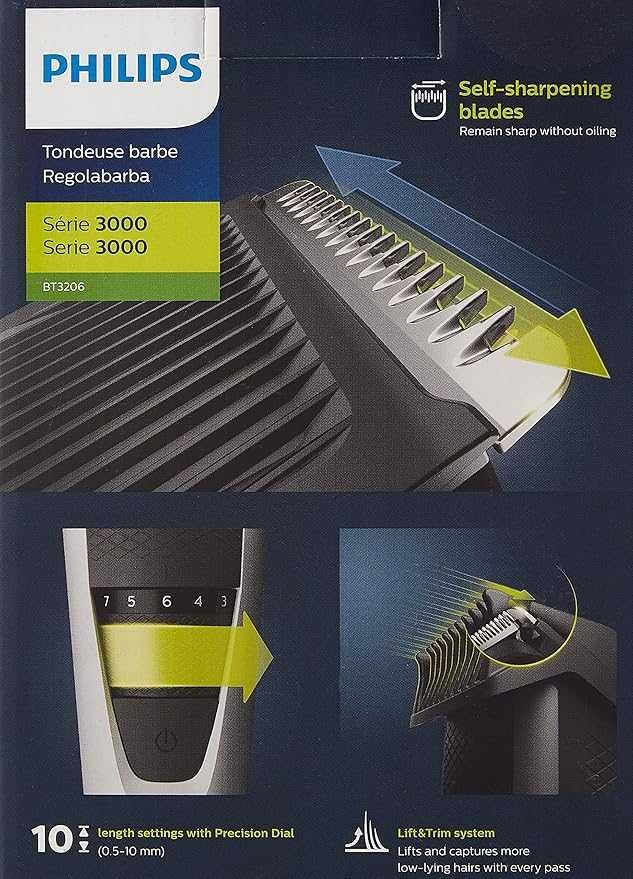 Тример за брада Philips Series 3000 BT3206/14