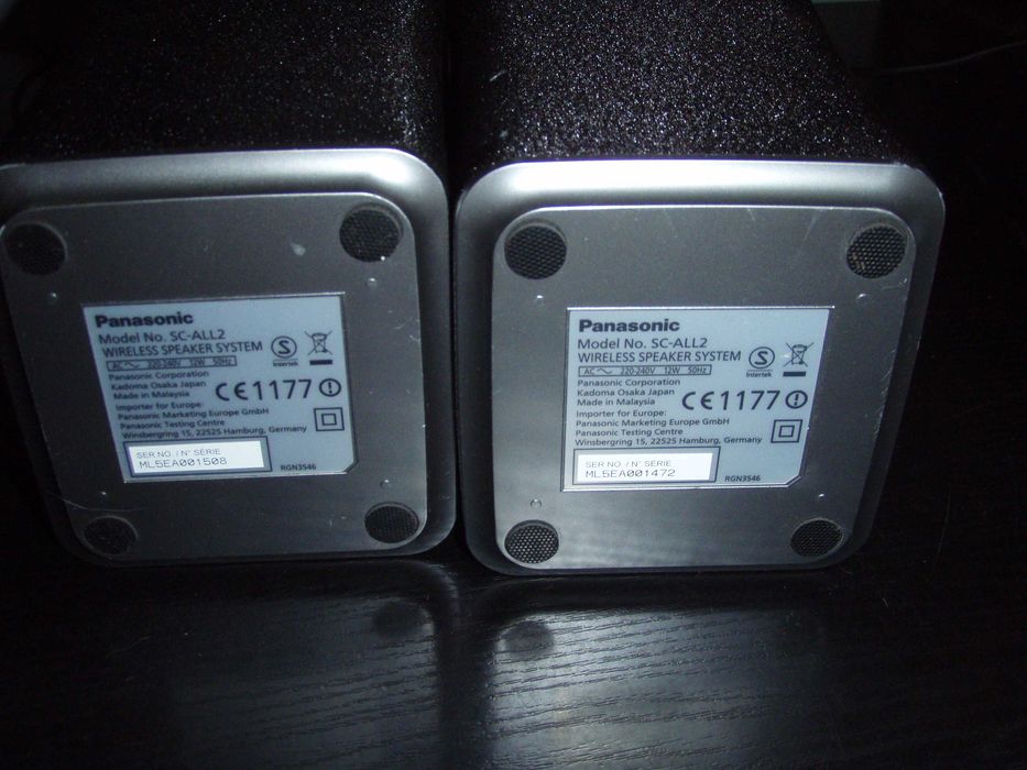 Boxa wireless cu ceas si bluetooth Panasonic SC-ALL2, model pe negru