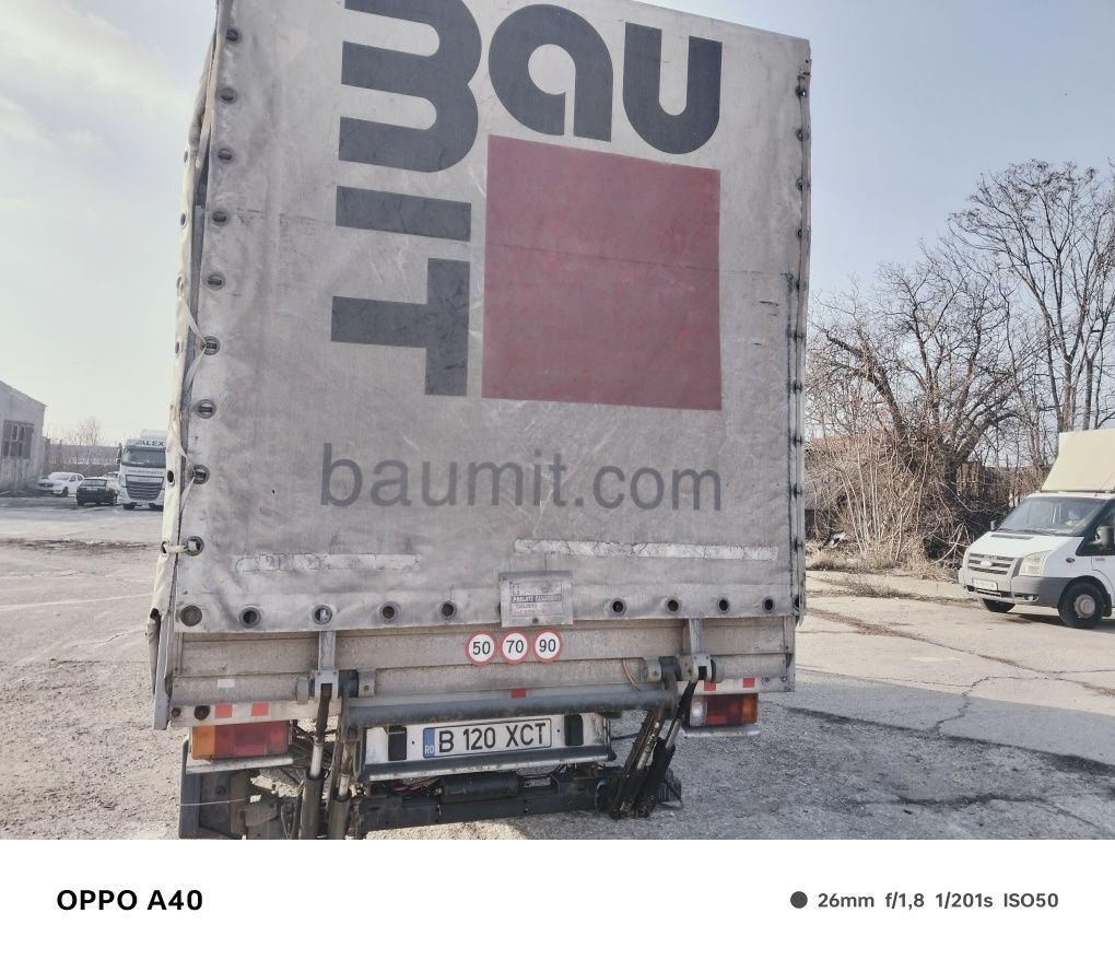 Iveco daily 2007 12 paleți cu lift