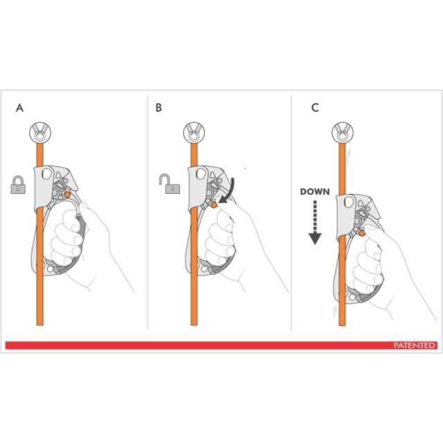 Зажим (жумар) для веревки правый/левый, от Climbing Technology
