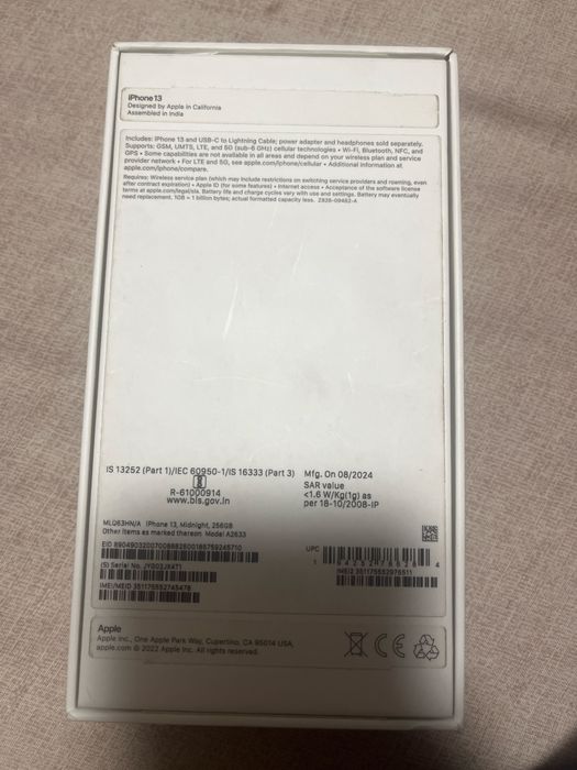 Iphone 13 черного цвета