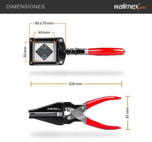WalimexPro Passport Photo Cutter ножица за паспортни снимки 35 - 45 mm