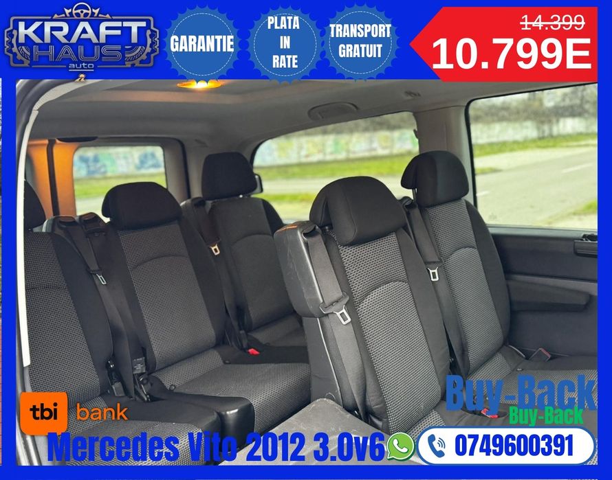 Mercedes vito 8loc 3.0v6 2012 rate tbi