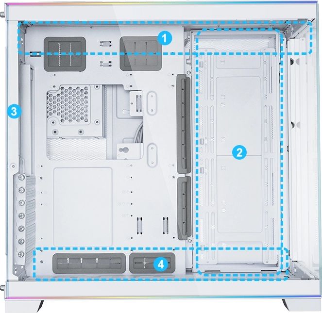 Кейс (Корпус) Lian Li O11 DYNAMIC EVO RGB White