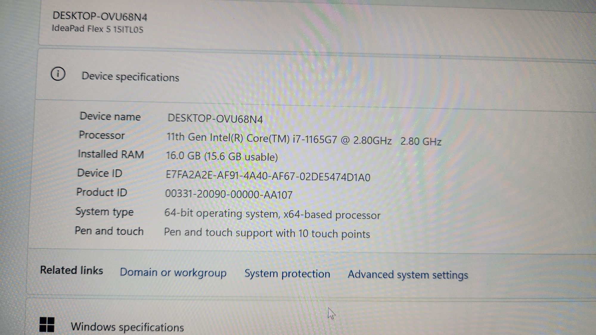 Като НОВ! Lenovo Yoga/Flex 5 i7 Nvidia 16GB 4K Touchscreen