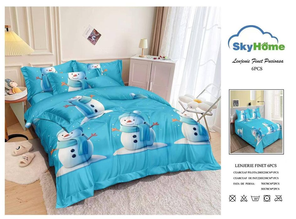 Lenjerie de pat finet 6 piese