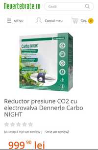 Reductor presiune CO2 cu electrovalva Dennerle Carbo NIGHT  acvariu