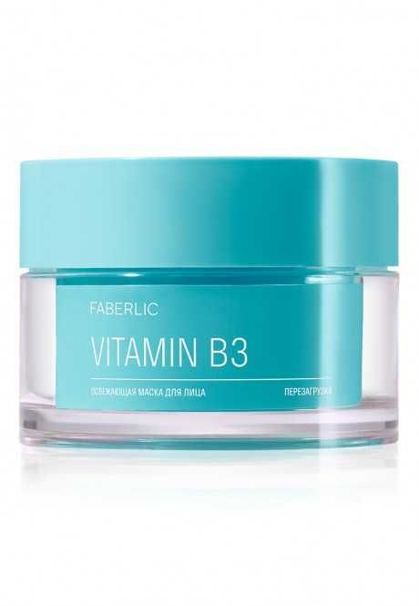Mască de față revigorantă „Vitamina B3 - repornire” - FABERLIC