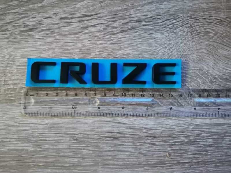 черен надпис емблема Chevrolet Cruze Шевролет Круз