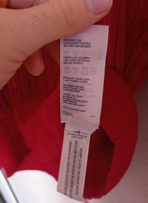 Оригинална фланелка Tommy Hilfiger