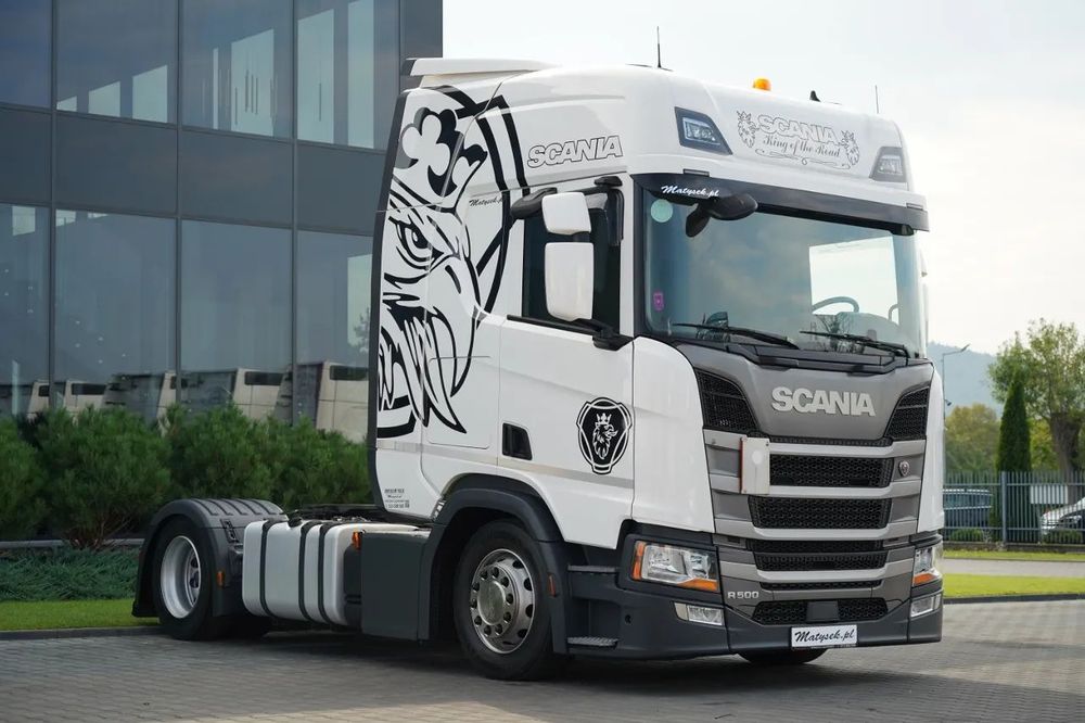Scania R 500 / MEGA / RETARDER / I-PARK COOL / PLATĂ JOSĂ 2021 / CONTRACT DE REPARAȚIE POST-SERVICE
