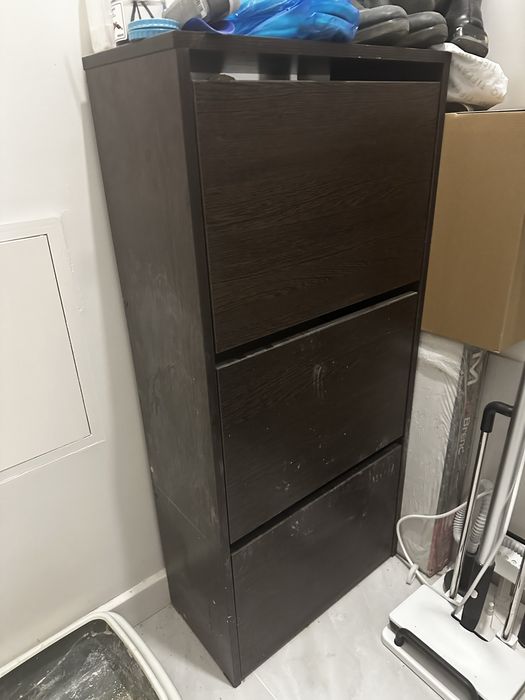 Обувница трехуровневая