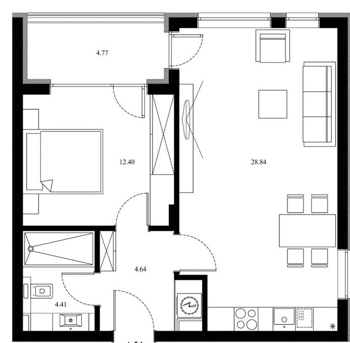 Продава се Двустаен апартамент в Варна, м-т Траката - 77 кв.м за 1884 €/кв.м - Снимка #10