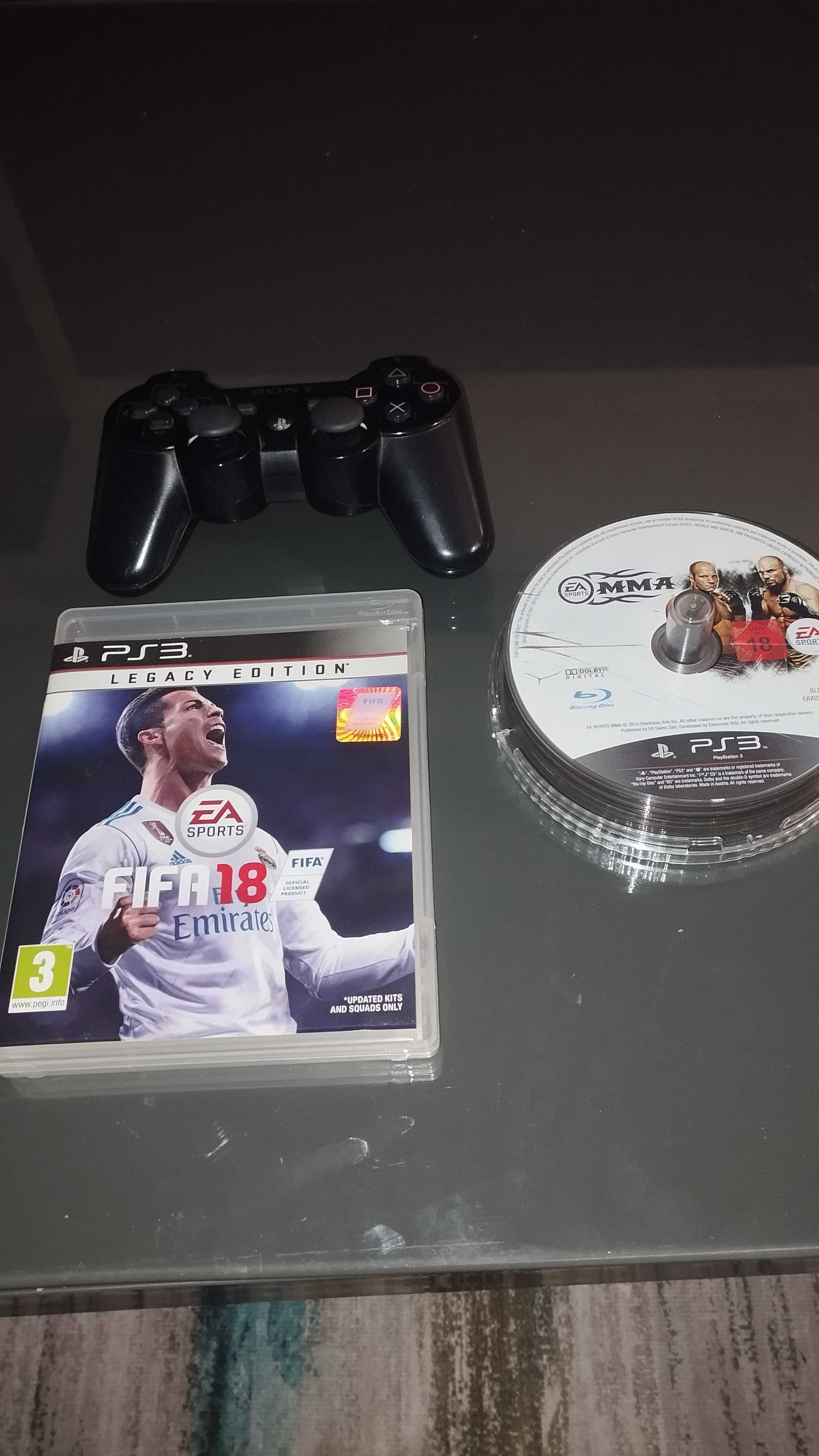 PS3+игри и оригинален джойстик