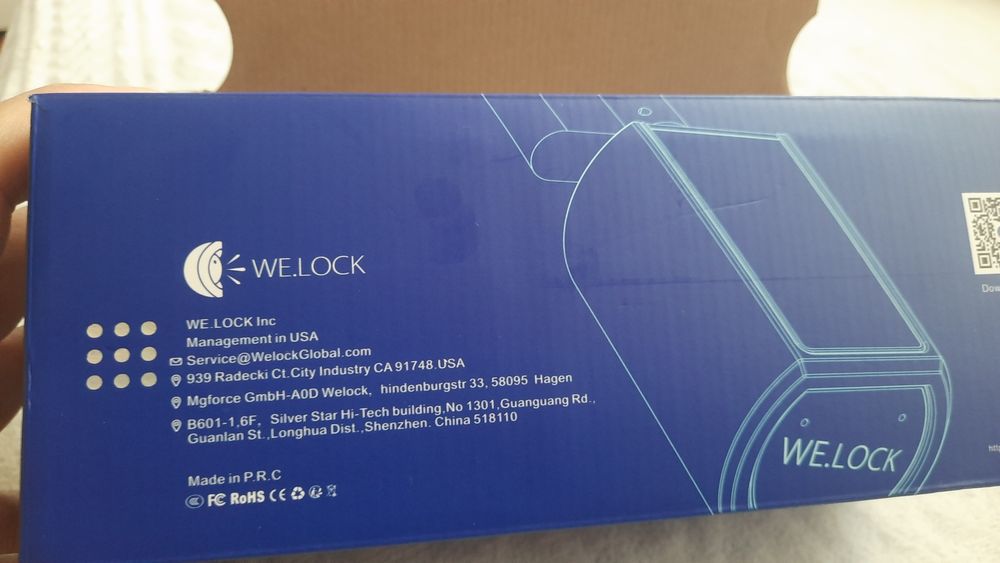 Incuietoare smart cu cod acces si cartela,Welock noua