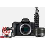 Premium Vlogger Kit Canon EOS M50 Mark II, 15-45mm | UsedProducts.Ro
