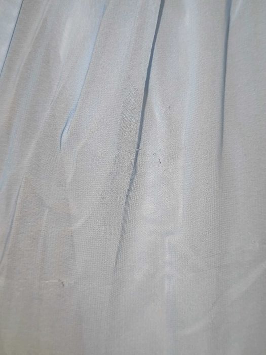 Официална светлосиня рокля, дълга с корсет