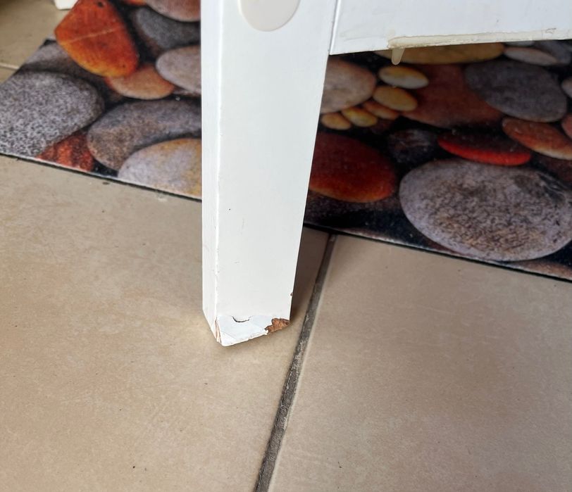 Стояща етажерка с 4 рафта от дърво  35/33/112 см.