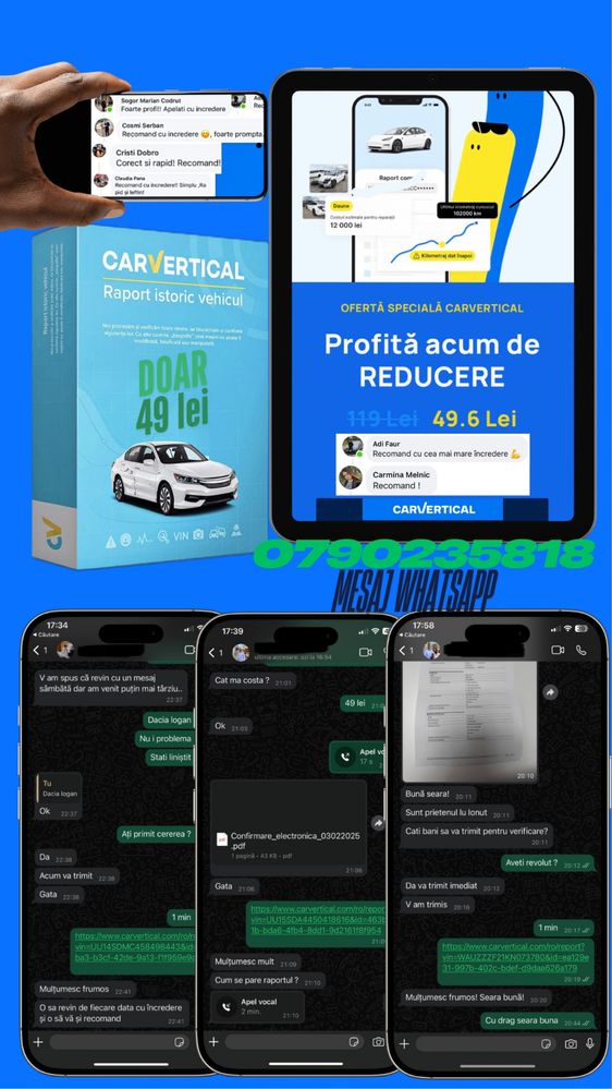 CarVertical Rapoarte Verificare Masina VIN Istoric Auto Accesibil