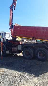 Camion Renault 6x4 cu macara Palfinger Pk16000B