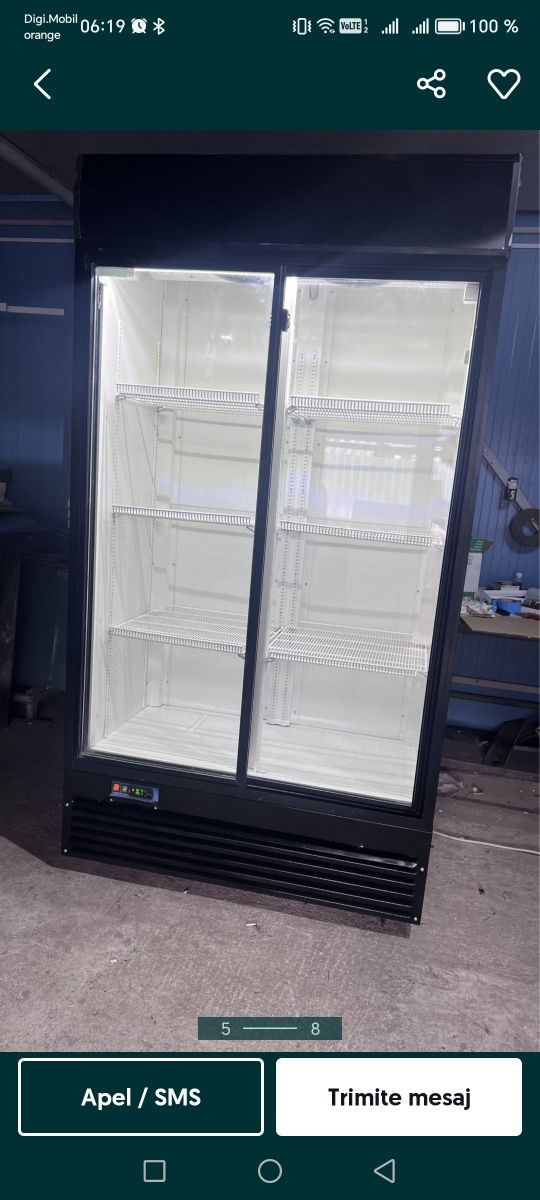 Vitrine frigorifice verticale /raft frigorific / duble, dozatoare