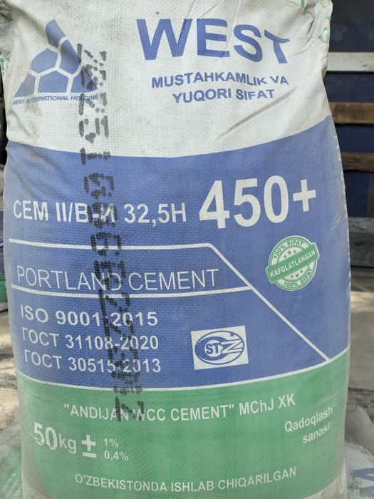 Цемент West M450  Sement Сифа 100 Мустахкам