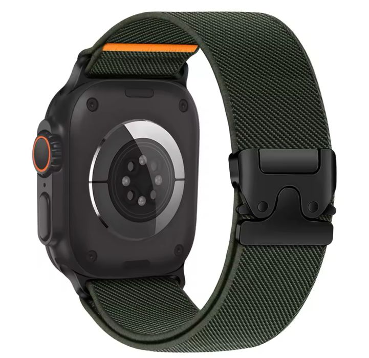 Curea Material Clips Compatibila Ceas Apple Watch Ultra Husa