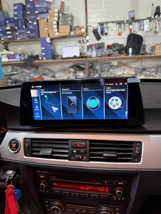 Navigatie Android BMW E90 Seria 3 Carplay Android Auto