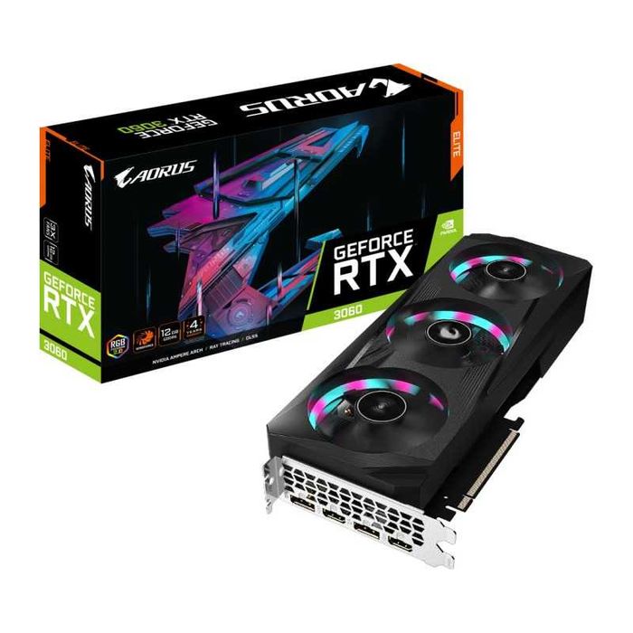 Placa video GIGABYTE AORUS GeForce RTX 3060 ELITE