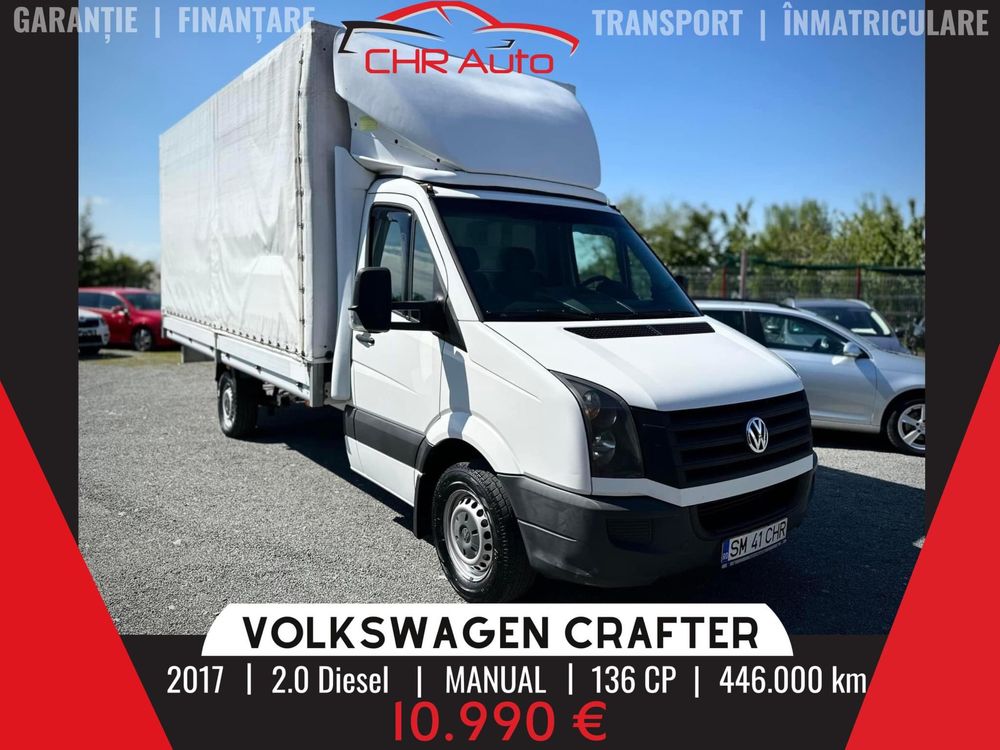 Autoutilitara cu prelata Volkswagen Crafter 2017 2.0 TDI, Euro5, 10EWP