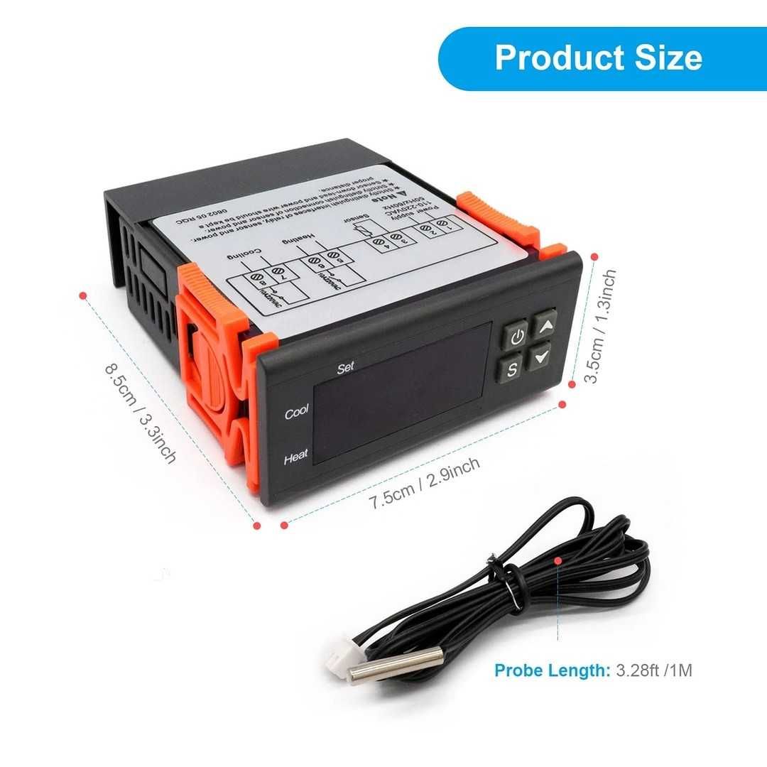 Controler digital de temperatură  Termostat digital  pentru acvariu