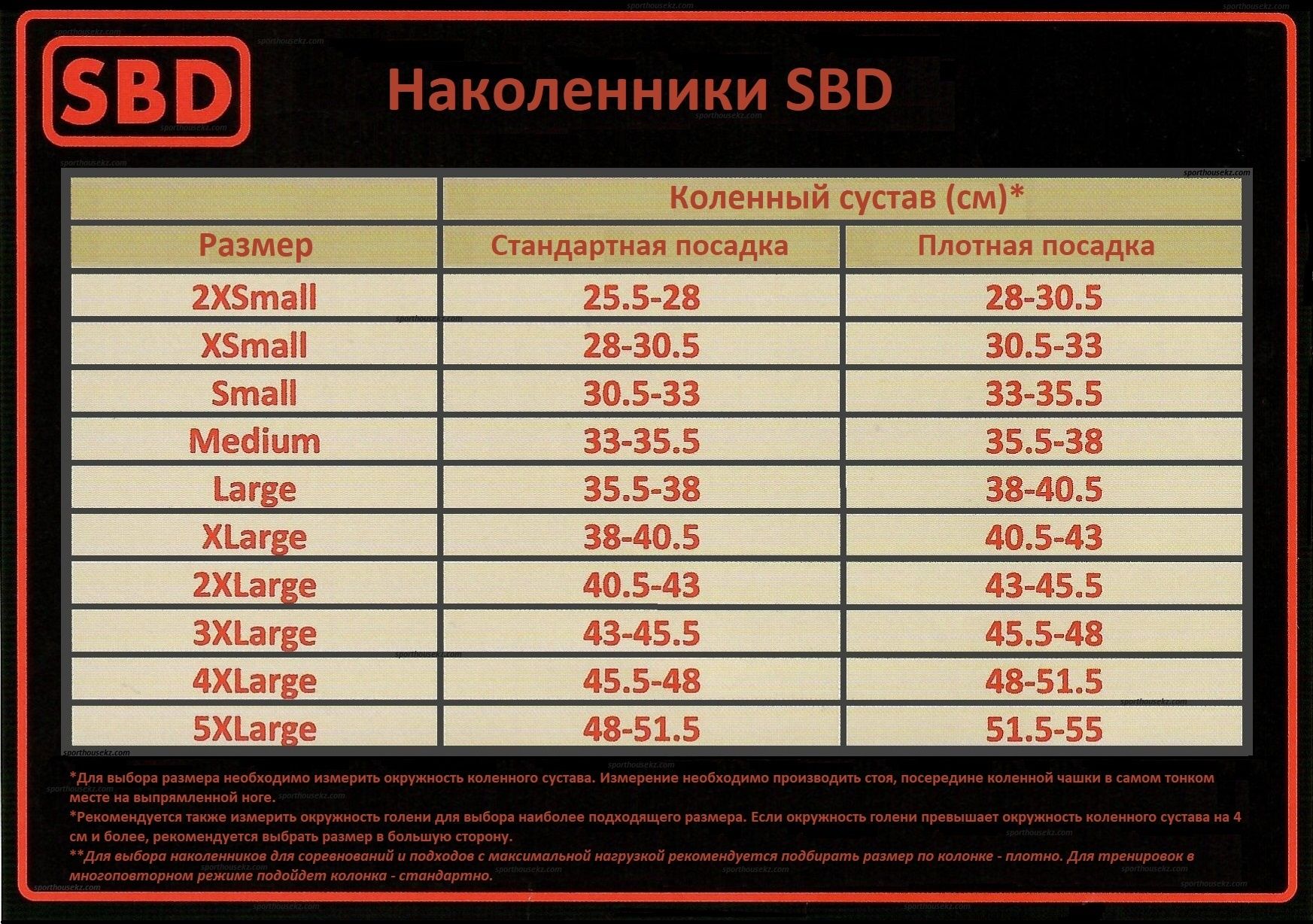 Наколенники SBD для пауэрлифтинга