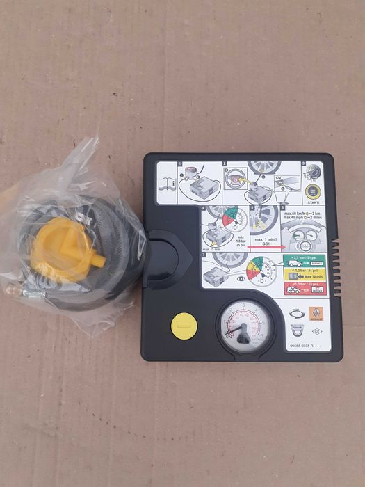 Compresor auto umflat roti,spuma kit reparatie pana pt. DACIA, RENAULT