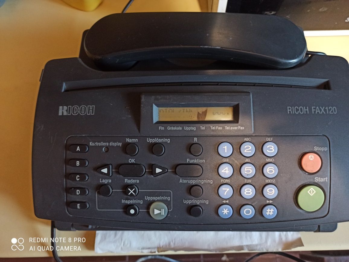 Telefon ricoh fax 120