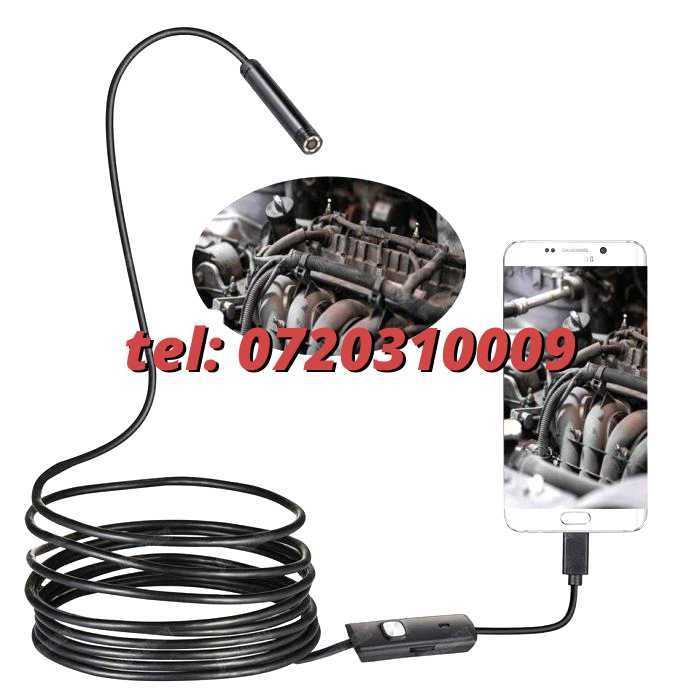 2 M Camera Endoscop boroscop 6 Led Inspectii Tehniceinstalatii