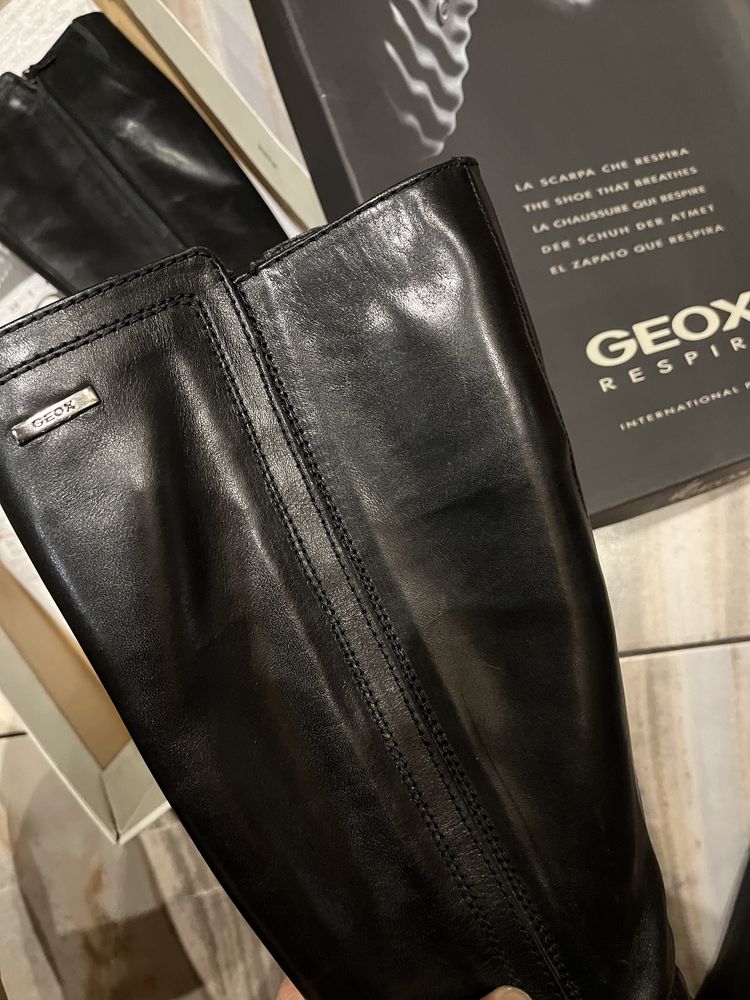 Geox ботуши, естествена кожа