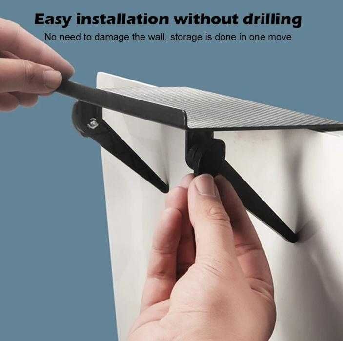 Стойка за Андроид ТВ Бокс Рутер Суич Баня Аксесоар Без Нужда от Монтаж