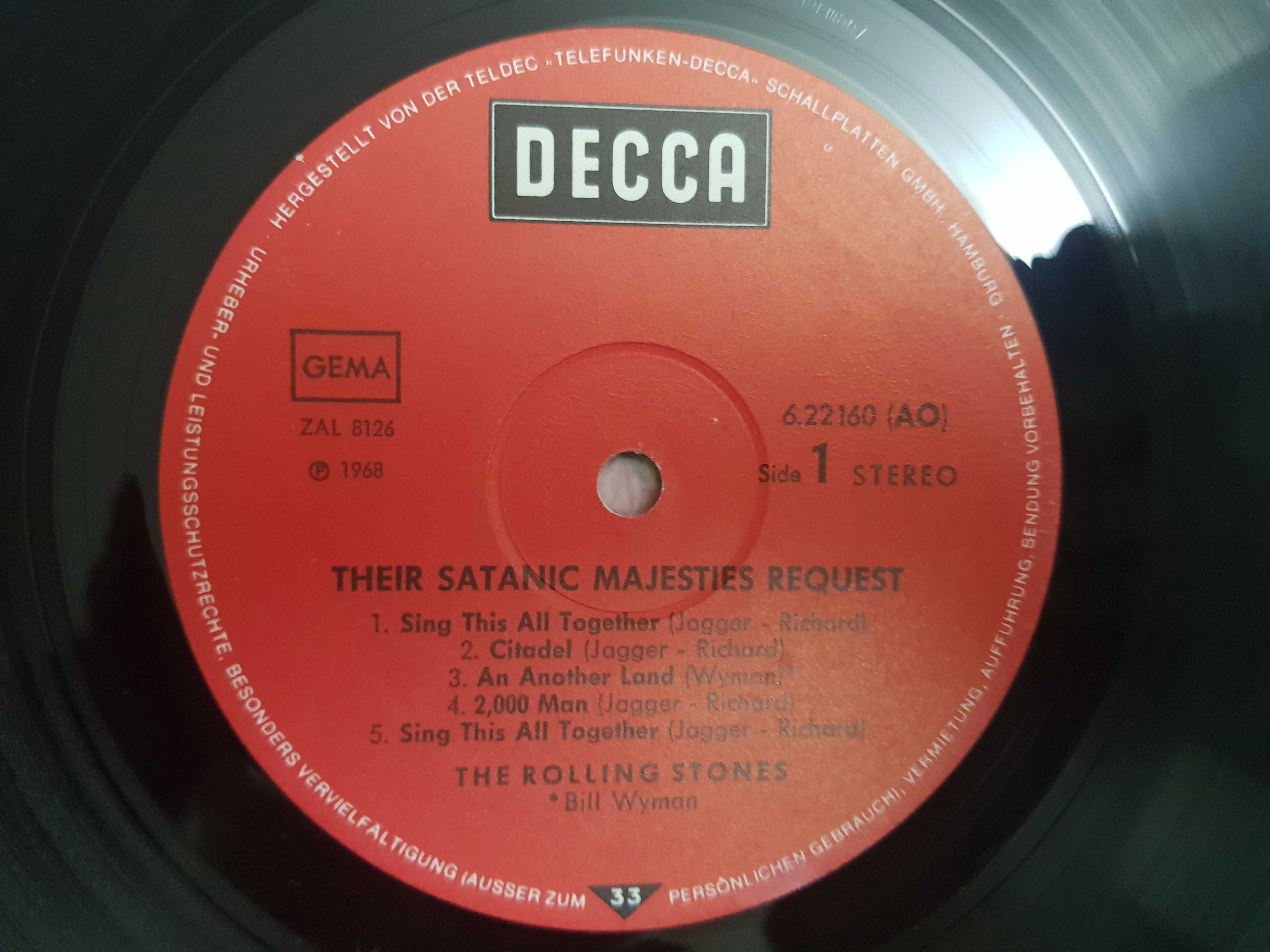 Виниловая пластинка Rolling Stones - Their Satanic Majesties Request