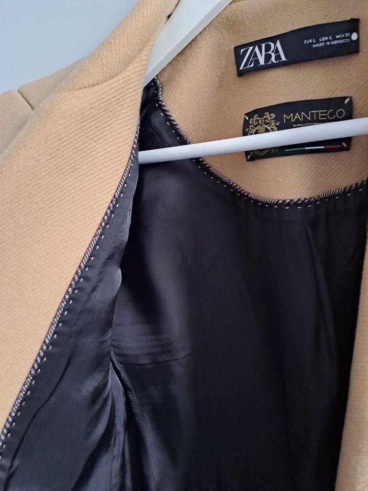 Palton Zara premium cu adaos de lana