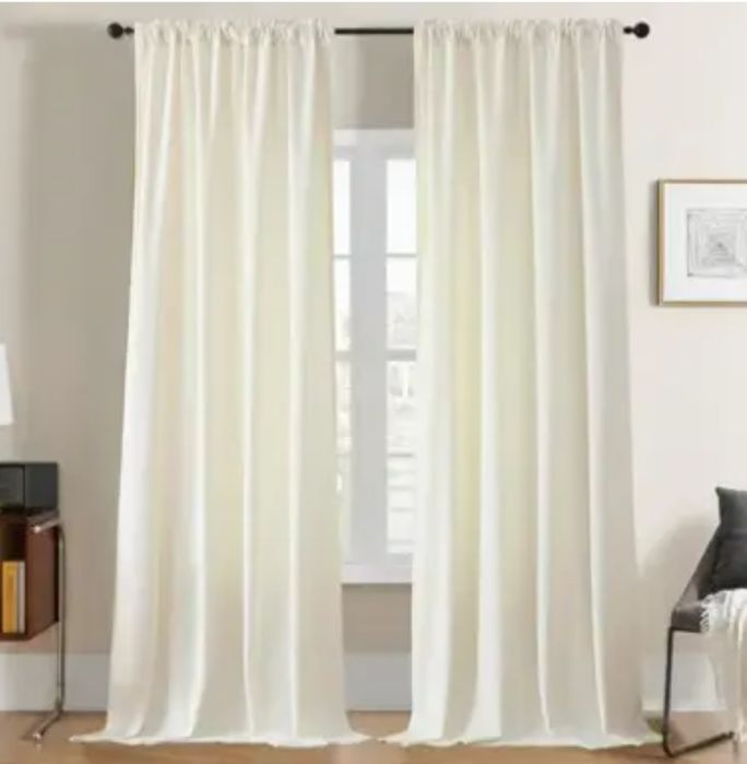 2buc X Perdele/Draperii elegante din catifea, 132 x 225 cm