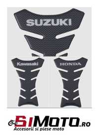 Tank pad protecție rezervor moto carbon Honda Suzuki  Kawasaki