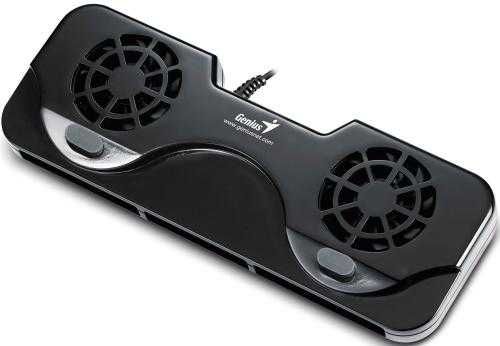 Stand laptop notebook universal Genius 2x ventilator cooler