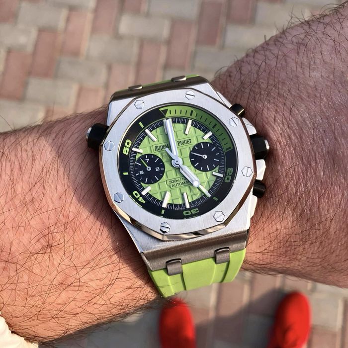 Audemars Piguet Green Rubber