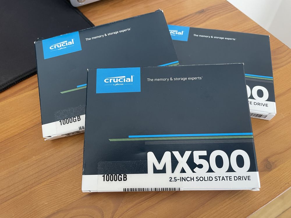 SSD Crucial MX500 1TB 1000Gb folosite stare buna