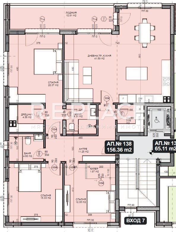4-стаен в Варна-Галата площ 173 цена 349000