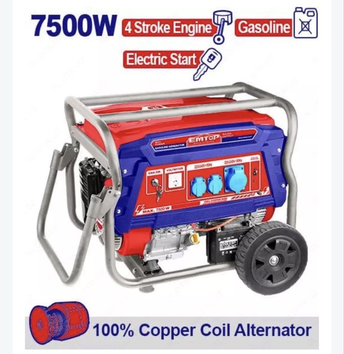 Бензиновый генератор 7500W Generator