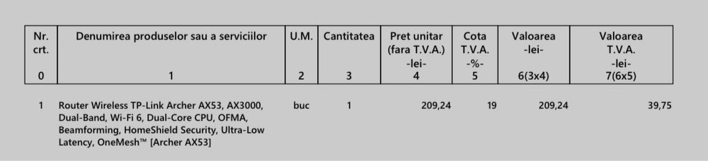 Router Wireless TP-Link Archer AX53 Wi-Fi 6