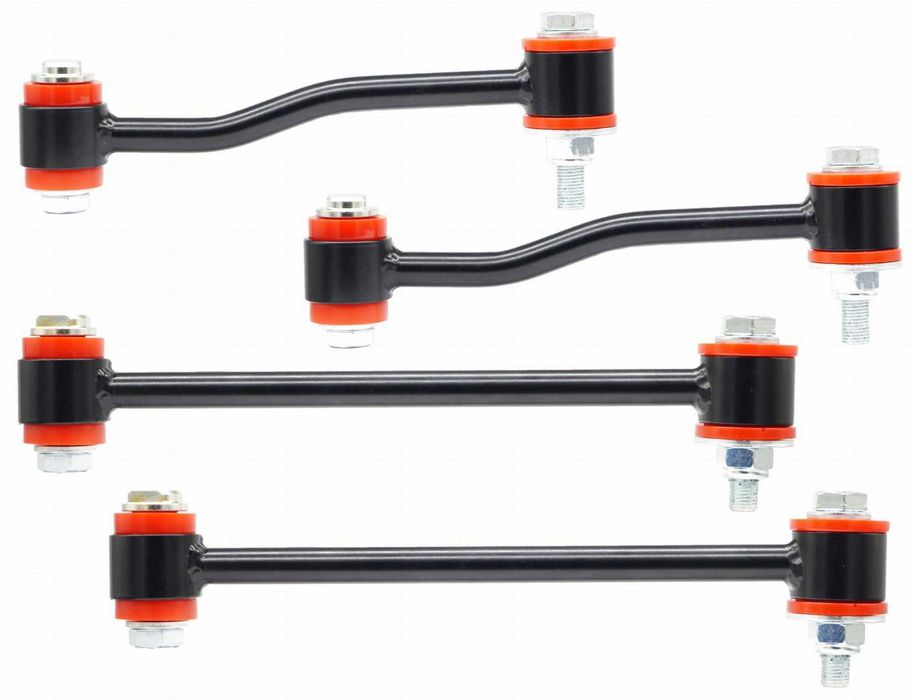 Set bielete antiruliu Jeep Wrangler JK - fata+spate +5/+10 cm OFF ROAD
