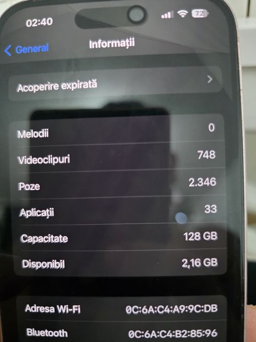 Iphone 15 roz impecabil